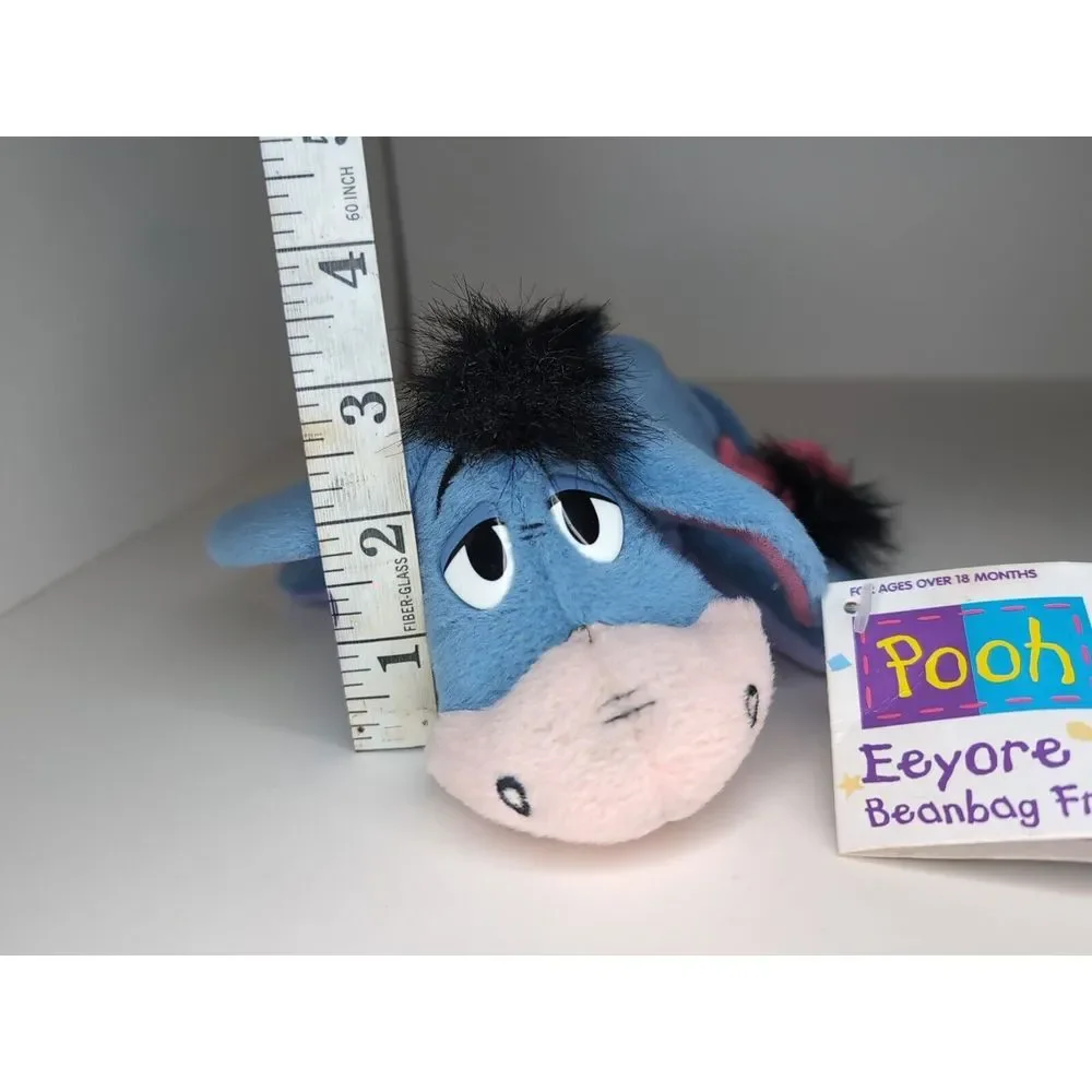 Vintage NWT Mattel Pooh Eeyore Beanbag Friend With Removable‎ Tail